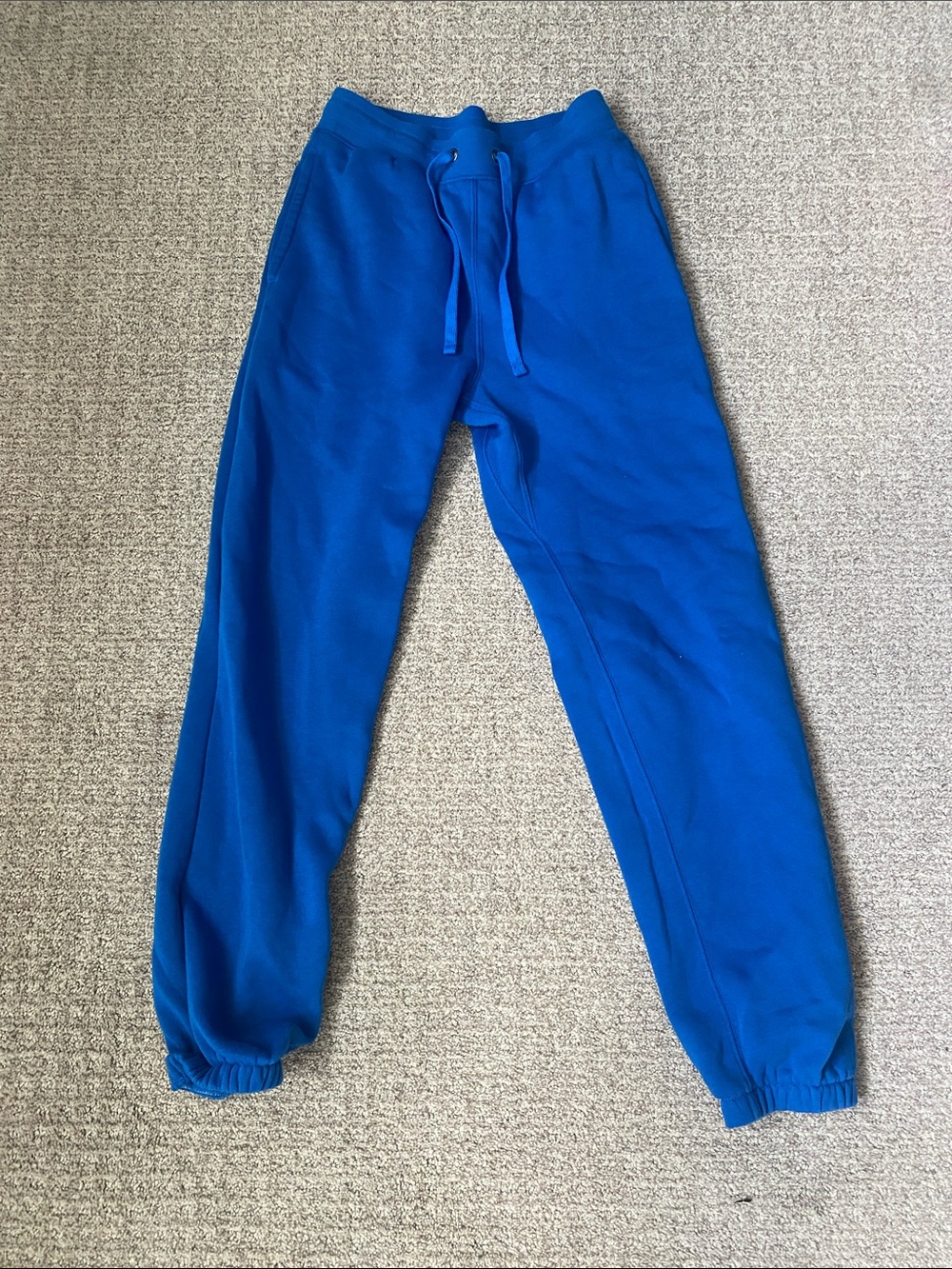 Amazon Essentials Royal Blue Jogger Sweatpants Cotton Fleece Size XS Extra Small